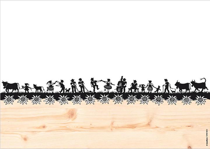 Produktbild Trendform Papiertischset SWISS TRADITION 7 (12 Stk., 42 x 29.70 cm)