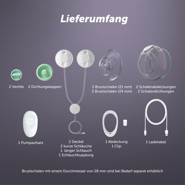 Produktbild Elvie Stride - Elektrische Doppelmilchpumpe