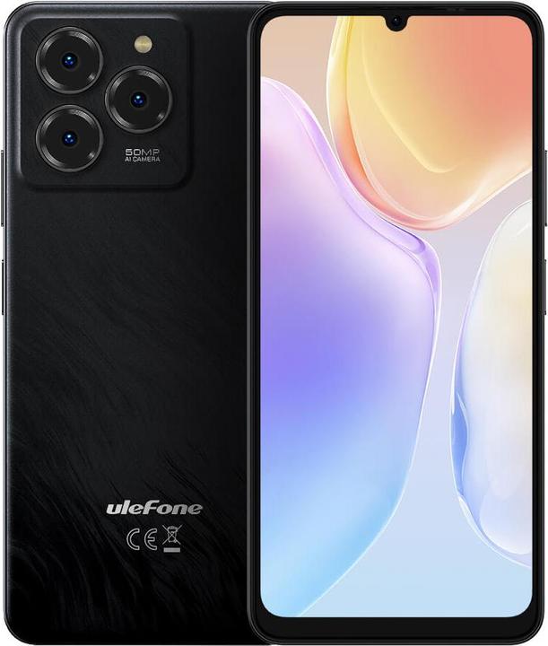 Produktbild Ulefone Smartphone NOTE 20 PRO 4 GB RAM 128 GB Black (128 GB, Black, 6.75", Dual SIM, 4G)