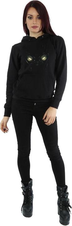 Actual product image Womens/Ladies Black Panther Eyes Hoodie (XXL)