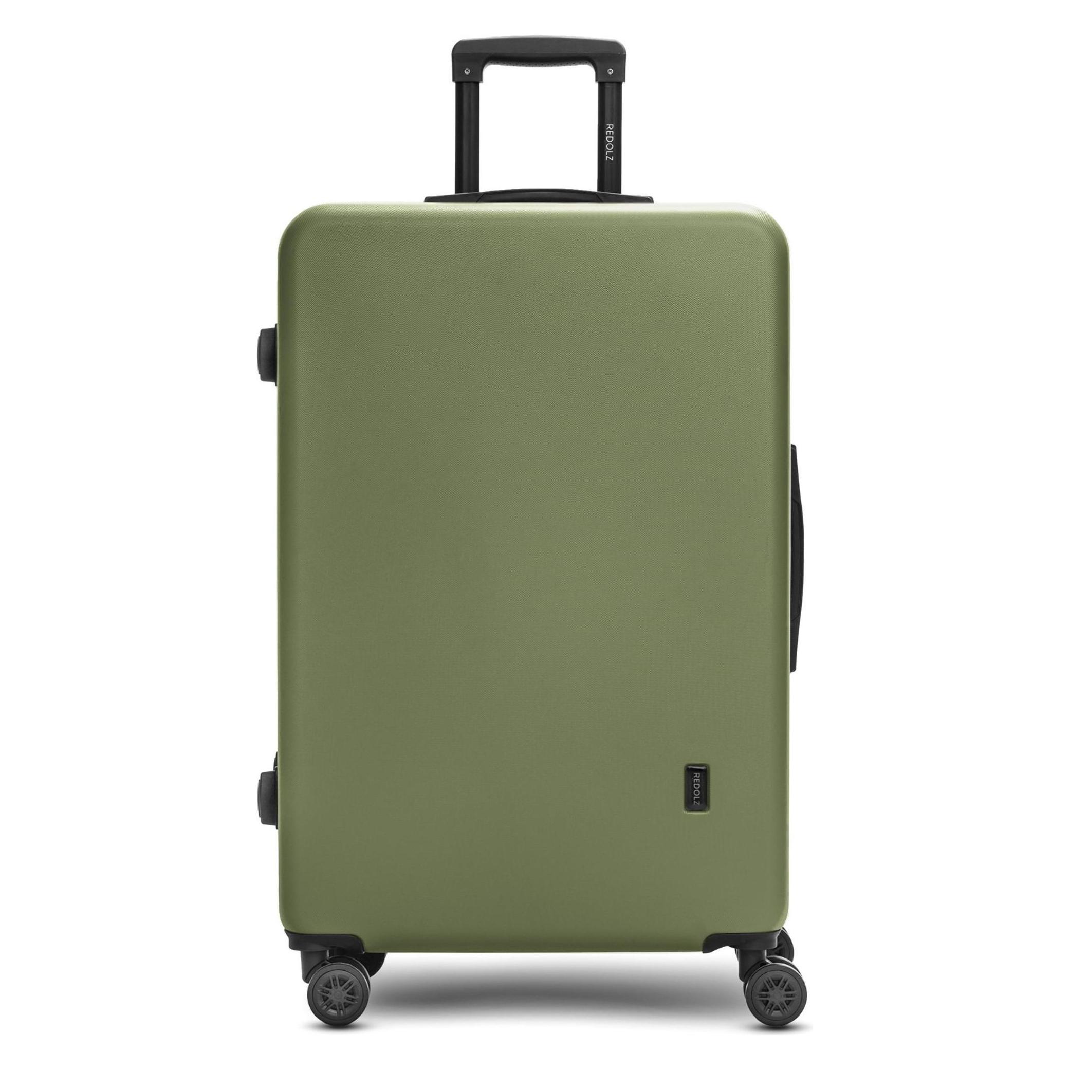 Redolz, Koffer, Essentials 09 Large 4 Rollen Trolley 79 Cm, Grün, (105 l)