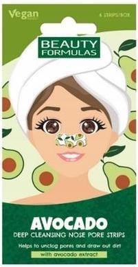 Image du produit NoName Patchs nasaux à l'avocat pour un nettoyage en profondeur - 6 pièces (Lingettes nettoyantes pour le visage)