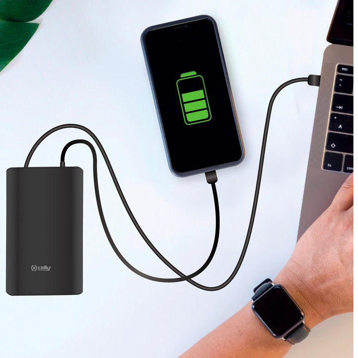 Actual product image Celly Powerbank (2000 mAh, 45 W)