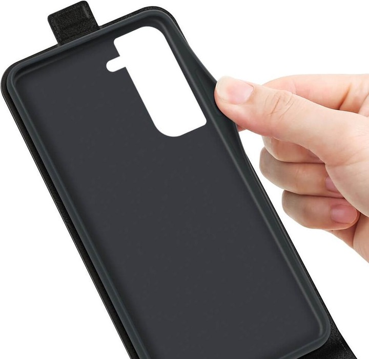 Produktbild Cover-Discount Galaxy S23 - Klassisches Flip Case vertikal schwarz (Samsung Galaxy S23)