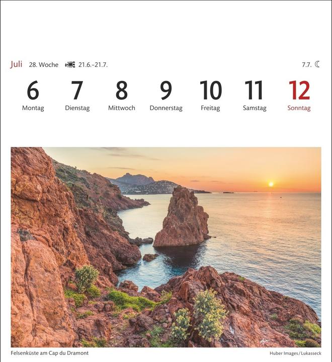 Actual product image Harenberg Provence Sehnsuchtskalender 2026 - Wochenkalender mit 53 Postkarten (Hardcover, German)