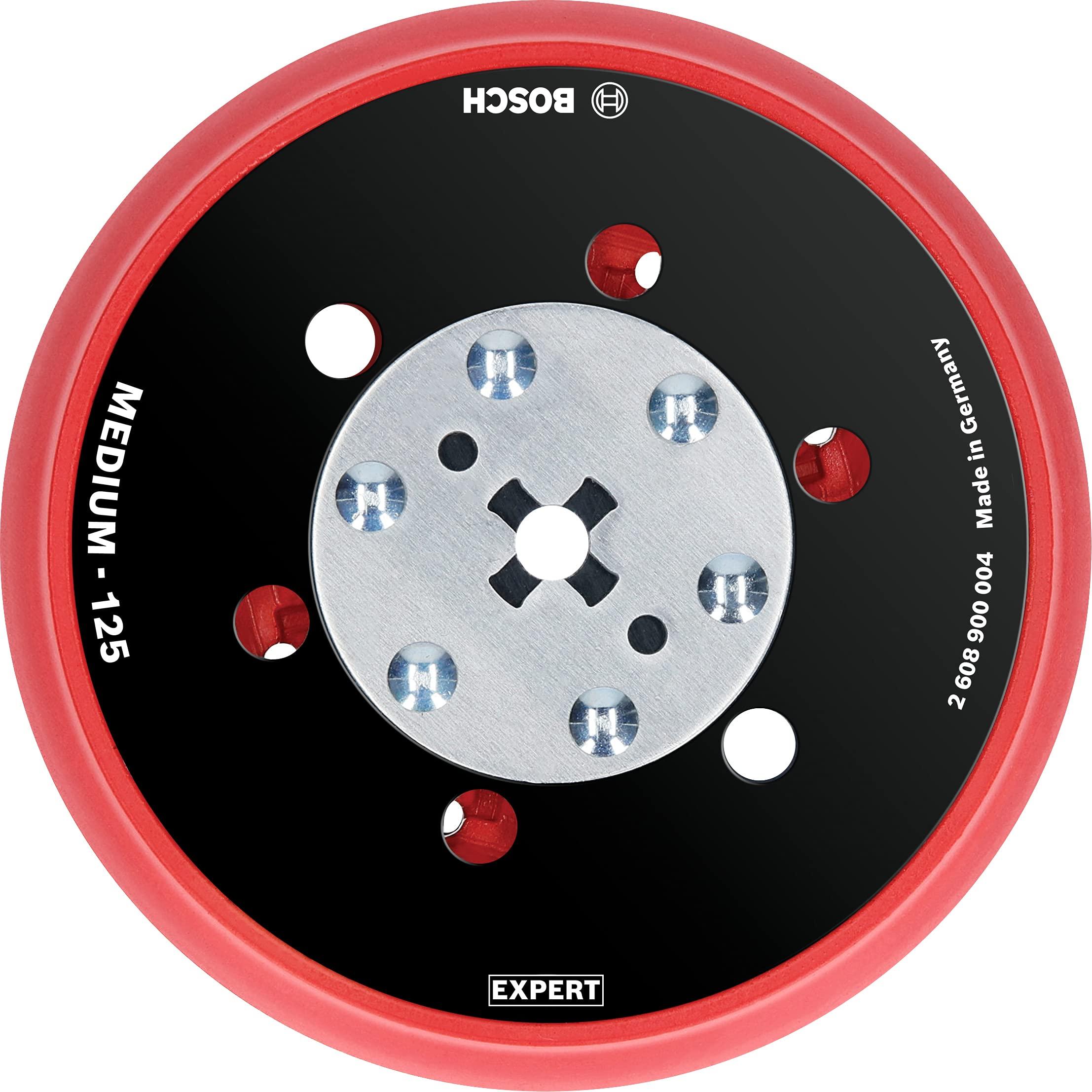 Bosch Professional Zubehör, Schleifmittel, EXPERT Multihole (EXPERT Multiloch) Universalstützteller, 125 mm, hart (Grob)