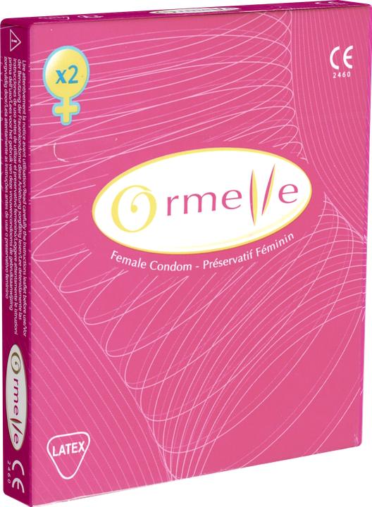 Actual product image Ormelle Female Condom - female condoms made of latex for self-determined contraception and high comfort (2 pcs.)
