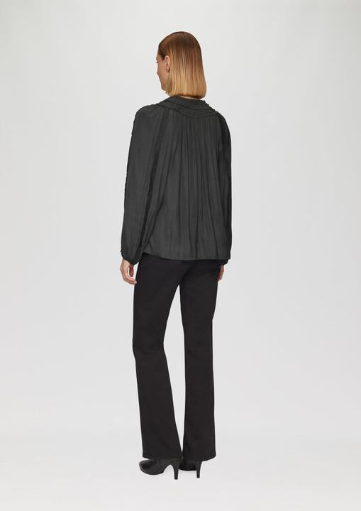 Produktbild s.Oliver Bluse Tunika-Bluse mit Rüschen-Details (36)