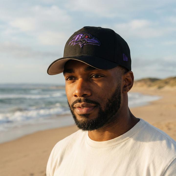 Produktbild New Era 9Forty A-Frame Snap Cap - NFL Baltimore Ravens (One Size)