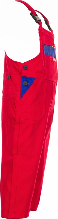 Produktbild Planam Kinder-Latzhose mittelrot/kornblumenblau 98/104 110/116 (110)