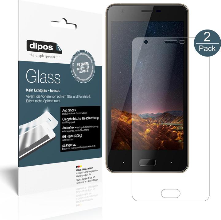 Produktbild Dipos Displayschutz Anti-Shock (2 Stk., Doogee X20L)