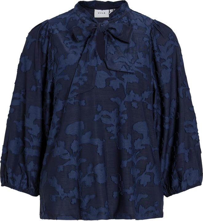 Immagine prodotto Vila Top con scollo a cravatta e maniche a 3/4 (S)