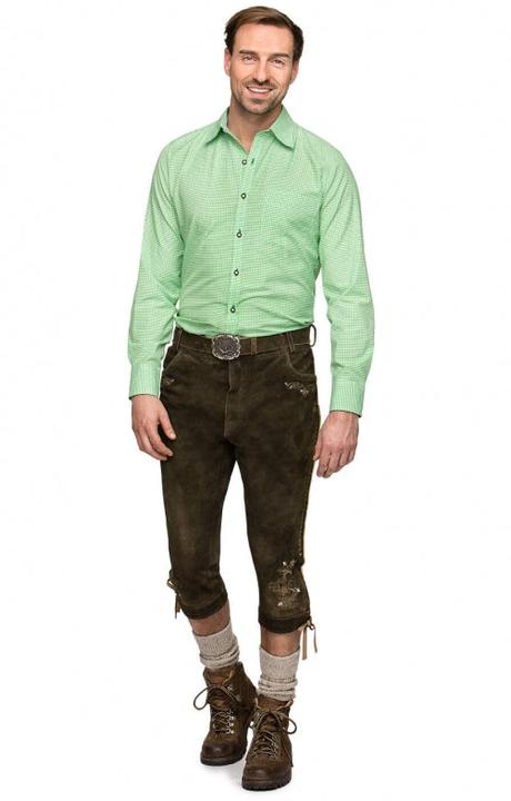 Image du produit Stockerpoint Lederhose Kniebund incl. Gürtel SIGMAR4 bison gespeckt (46)