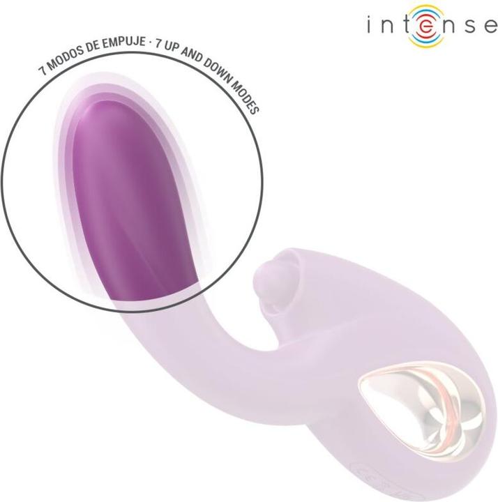 Actual product image Intense Lali Multifunktions-G-Spot-Vibrator Tapping & Stoss & Vibration Lila