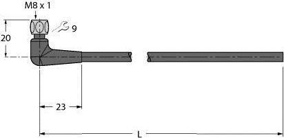 Produktbild Turck Food & Beverage hygienic PVC Anschlussleitung PKWH4M-50/TFE (50 m)