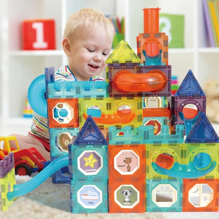 Actual product image Binzkbb Magnetic building blocks