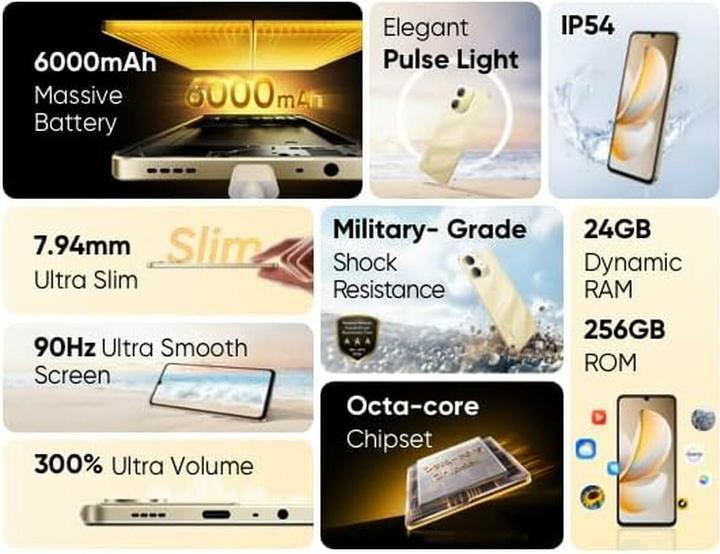 Actual product image realme Note 70T 64GB/4GB - Beach Gold (64 GB, Beach Gold, 6.74")