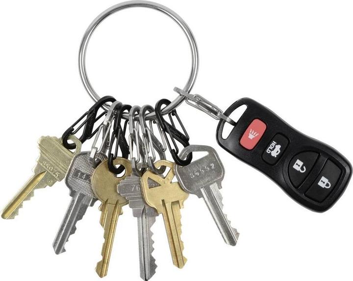 Actual product image Nite Ize Key ring with carabiner Bi