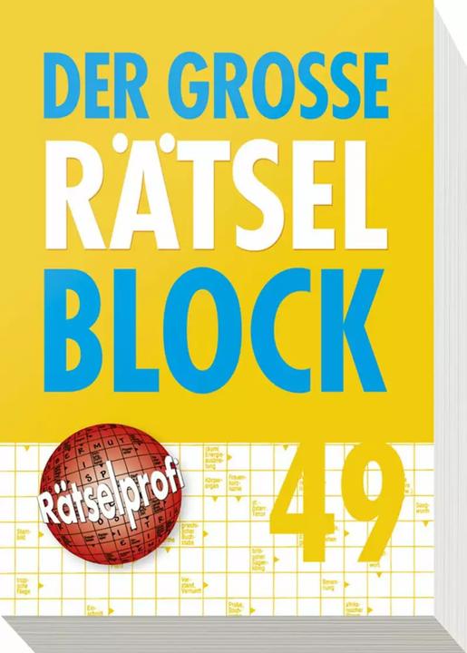 Produktbild Der grosse Rätselblock 49 (Deutsch, 2018)