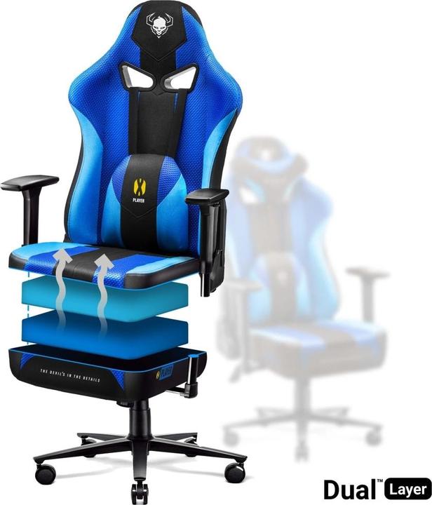 Produktbild Diablo Fotel Chairs X-Player 2.0 Frost Black King Size
