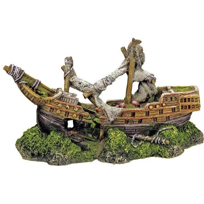 Nobby Aqua Ornaments BOOT (Dekoration, sonstige Gegenstände), Aquarium Dekoration