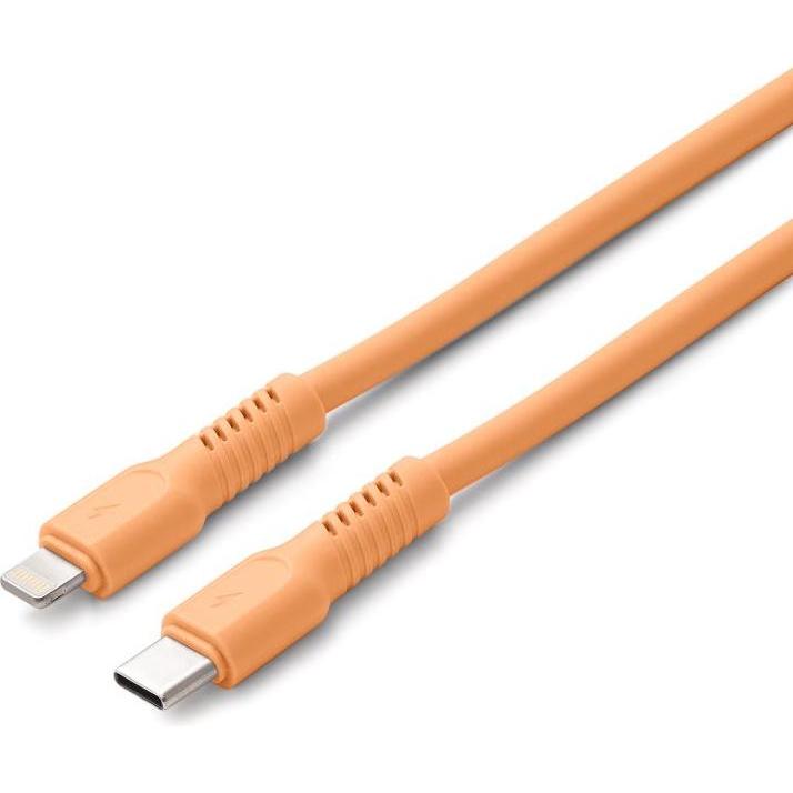 Thumbnail - Forever COLORUM Kabel USB-C - Lightning 1,8m 2,4A CK12-CL-14 x Peach Fuzz (USB 3.2 Gen 1), USB Kabel