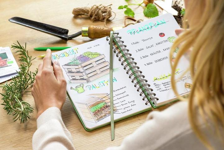 Produktbild Sigel Spiralbuch JOLIE Flair (168 x 215 mm, Blanko, Harter Einband)