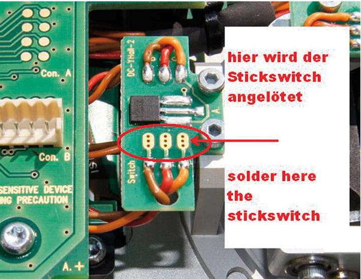 Image du produit Jeti Commutateur à manche 3 positions duplex - pour DC-16 (8595245910280)