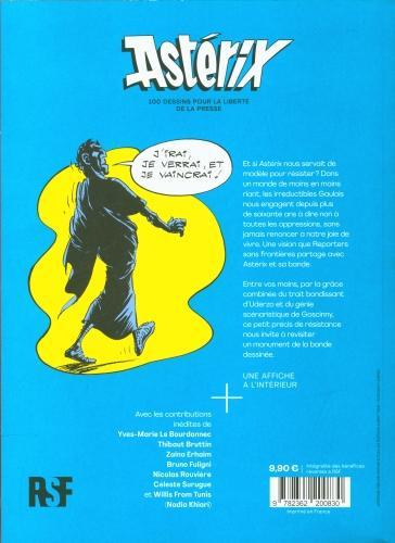 Actual product image Astérix : 100 dessins pour la liberté de la presse (French, Goscinny René, Uderzo Albert, 2021)