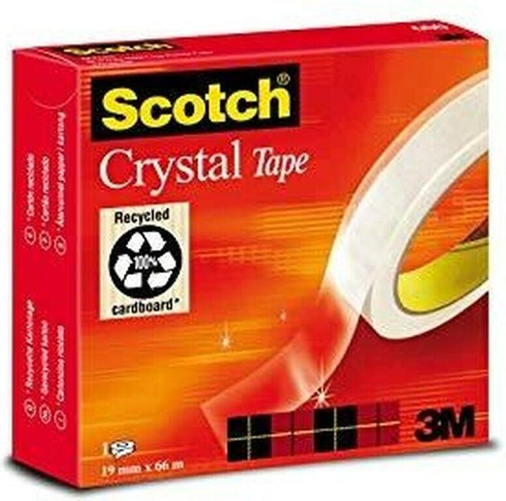 Produktbild Scotch Klebeband Crystal Durchsichtig 19 mm x 66 m (12 Stück) (19 mm)