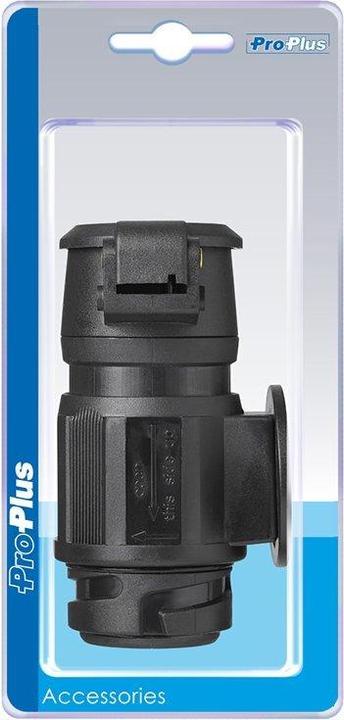 Actual product image ProPlus Adapter from System Jaeger to System Multicon West 13-pole in blister pack