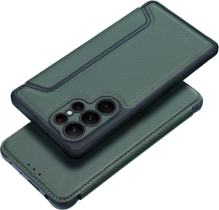 Actual product image OEM Book case RAZOR Book for SAMSUNG A06 dark green (Samsung Galaxy A06)
