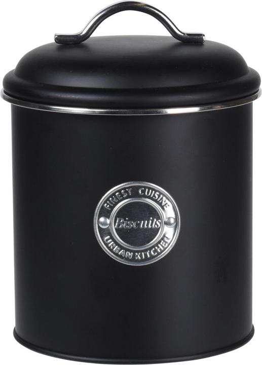 Actual product image Mojawo Metal Storage Jar with Lid Ø13,5xH18cm 1,5L Biscuit Tin (1.50 l)