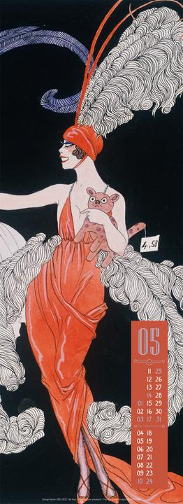 Image du produit Art Deco - Illustrationen Kalender 2026 (24 x 66 cm, Couverture rigide, Allemand, Anglais, Français, Espagnol)