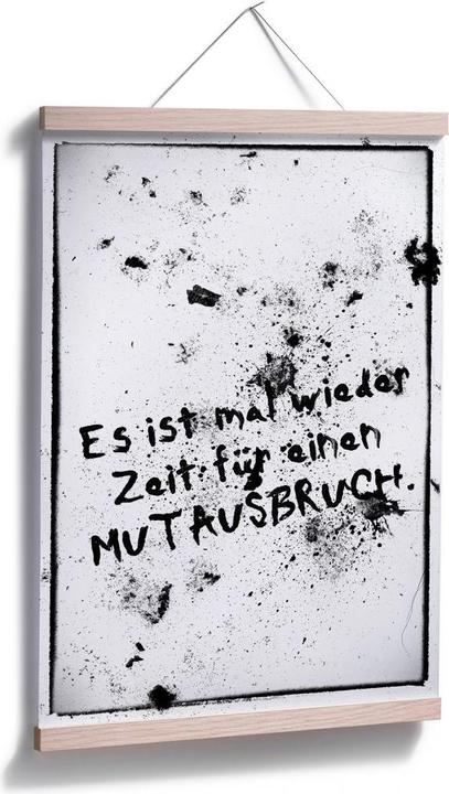 Actual product image Trenddeko It's time again for a burst of courage (80 x 120 cm)