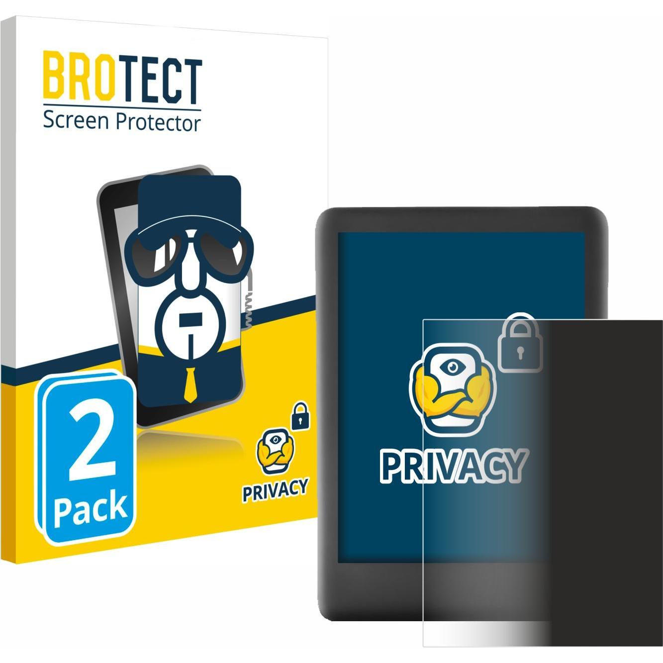 BROTECT Sichtschutzfolie Anti-Spy Privacy Folie Blaulicht-Schutz, eReader Zubehör, Blau