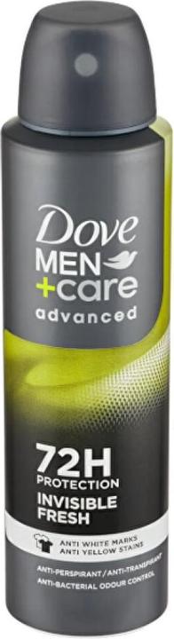 Actual product image Dove Men + Care Advanced Invisible Fresh 72H Antiperspirant 150ml (Spray, 150 ml)