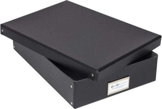 Produktbild Bigso Schachtel Faserplatte Pluto Schwarz