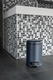 Image du produit Wenko Poubelle à pédale Leman navy 3 ltr. (3 l)