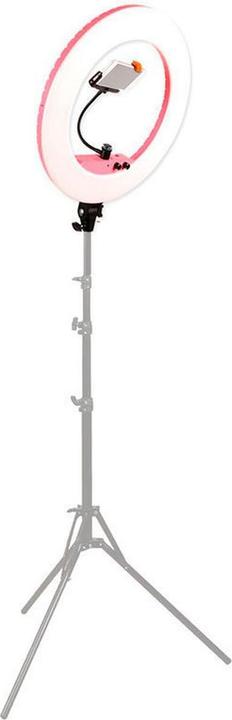 Image du produit Caruba Vlogger 18 pouces rond LED, set économique avec sac rose (Éclairage annulaire)