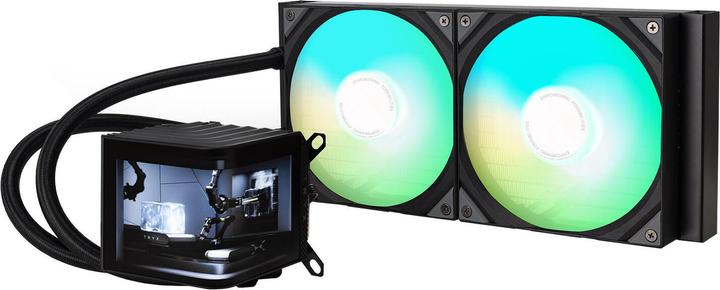 Actual product image TRYX PANORAMA complete water cooling system, ARGB - 280 mm, black