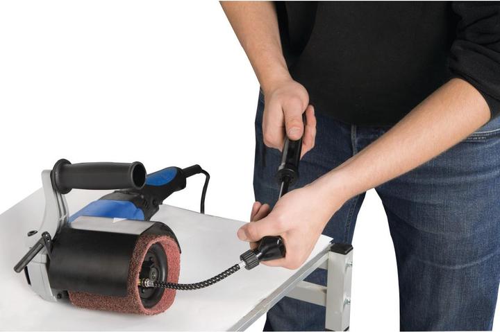 Actual product image Metallkraft Calender SM 100 1200 W 105 mm 1000-2400 min-¹ (Roll grinder, 1200 W)