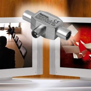 Actual product image Hama Antenna distributor Coax plug (Plugs and connectors)