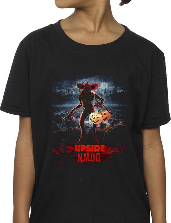 Immagine prodotto Netflix Stranger Things Pumpkin Upside Down Maglietta Ragazze (152, 158)