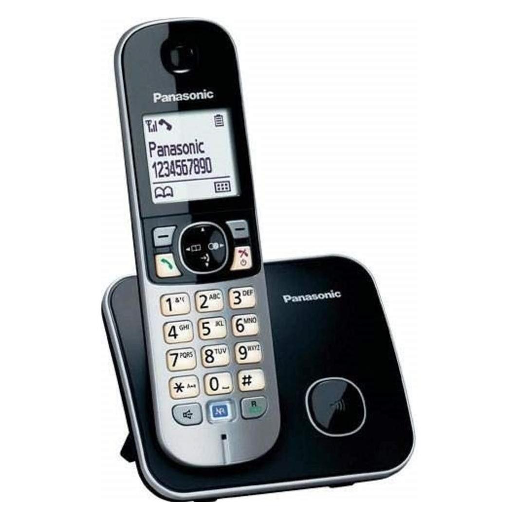 Panasonic KX-TG6811FXM Cordless phone, Metallic Grey, Telefon, Silber