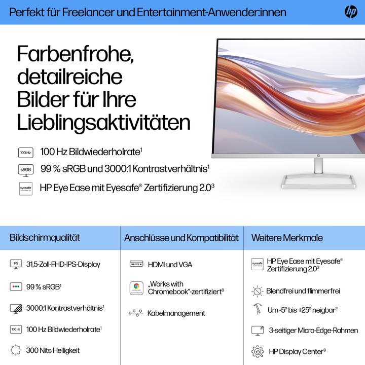 Produktbild HP Series 5 532sf (1920 x 1080 Pixel, 32")
