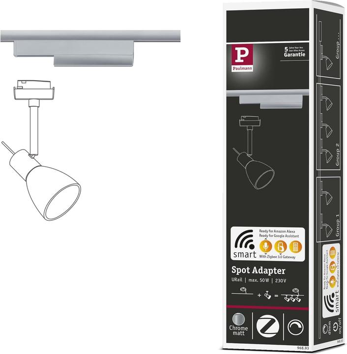 Actual product image Paulmann URail Zigbee Spot Adapter