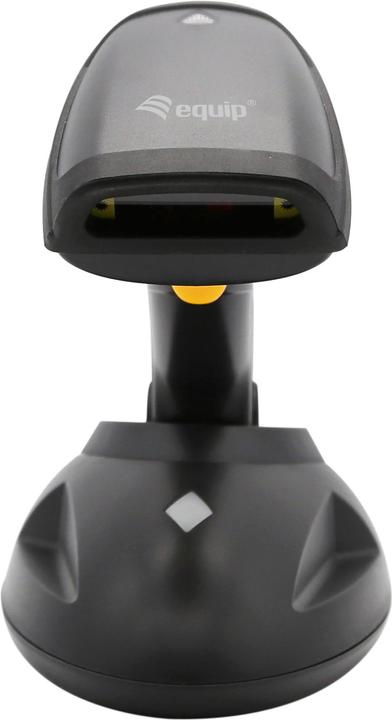 Actual product image equip Barcode handheld scanner 1D Laser Wireless USB black (1D barcodes)