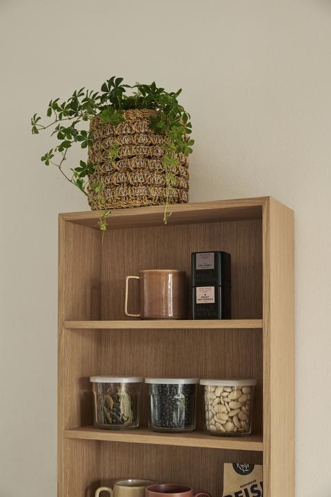 Actual product image Hübsch Pretty - Kappu Shelf Unit Natural (40 x 15 x 100 cm)