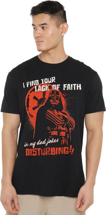 Immagine prodotto Star Wars Dad Jokes Disturbing Maglietta Darth Vader Adulto Unisex (L)